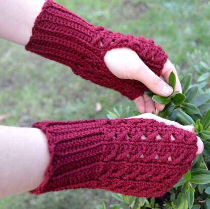 Winter Silk Mitts