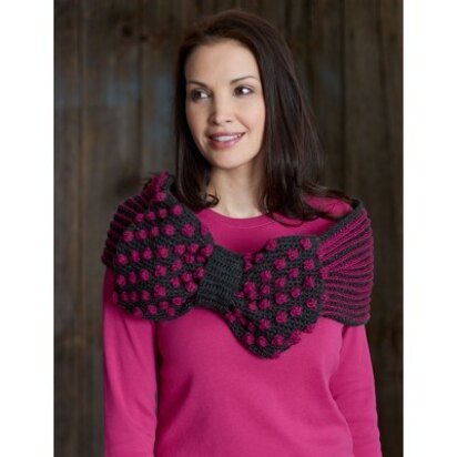 Ribbon and Bow Cowl in Patons Canadiana - Downloadable PDF