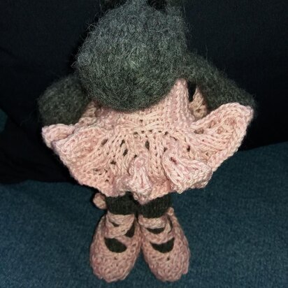 Ballerina Hippo - knitting pattern