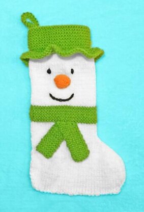 Christmas Snowman Stocking