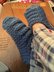 Men's chunky knitted slippers