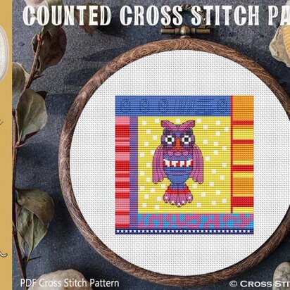 Crazy Patch Owl 02