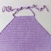 Purple Glitter Crop Top