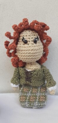 Outlander amigurumis (Jamie and Claire Fraser)