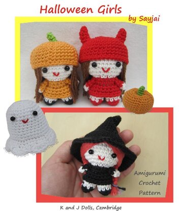 Halloween Girls PDF Amigurumi crochet pattern