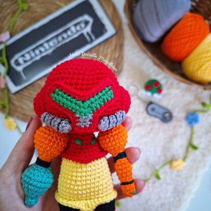 Samus Aran - Mini Metroid Amigurumi Pattern