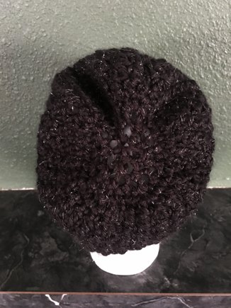 Black Sparkle Hat #3
