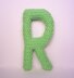 Capital R Alphabet Letter Pattern