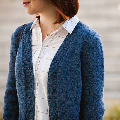 761 Skyline Cardigan - Knitting Pattern for Women in Valley Yarns Peru