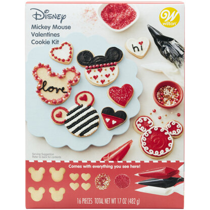 Wilton Mickey Head Heart Cookie Kit