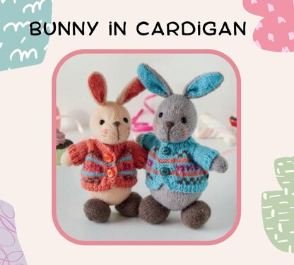 Bunny in Cardigan