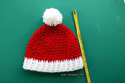 Santa hat with pom-pom