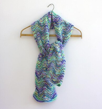 Multi Color Chevron Scarf