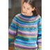 Noro 1324 Cable Yoked Pullover PDF