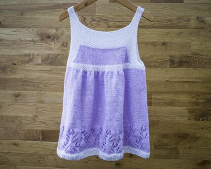 P135 Pinafore Dress Knitting Pattern