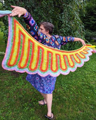 Neverweaver Dragon Tail Shawl