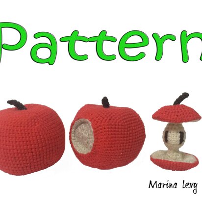 Apple - Circle of life, crocheted pattern