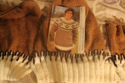 mens fairisle pullover