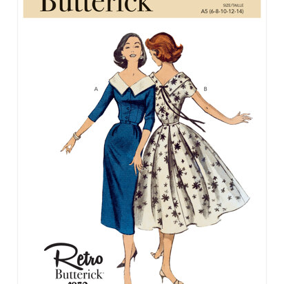 Butterick Misses' Dress and Belt B6870 - Sewing Pattern