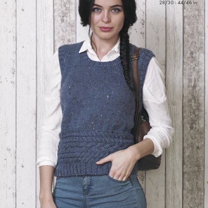 Patons Adult Pattern 5010, Ladies Patterned Sweater, Dk Pattern , Knitting  Patterns , Ladies Aran Style Jumper , Dk Sweater Knitting Pattern -  UK