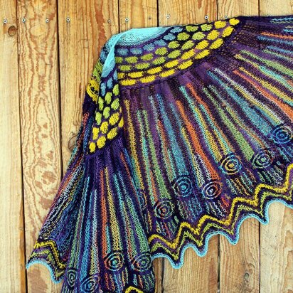 Princess Peacock - knitting pattern