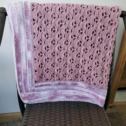 French Lilacs Baby Blanket