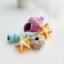 Crochet Seashell pattern, amigurumi shell, summer home decor