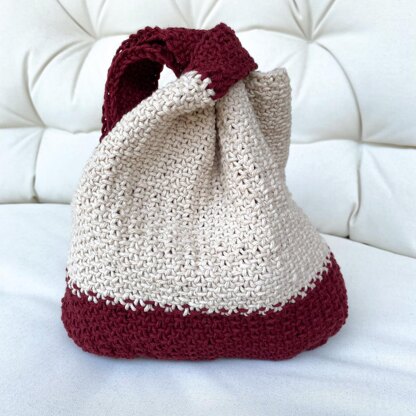Linen Stitch Knot Bag