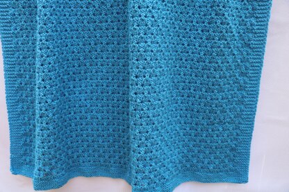 Blue Crayon Baby Blanket