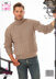 Sweaters in King Cole Merino Blend DK - 6371 - Leaflet