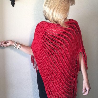 Indian Paintbrush Poncho