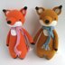 Fox with Scarf Crochet Amigurumi Pattern