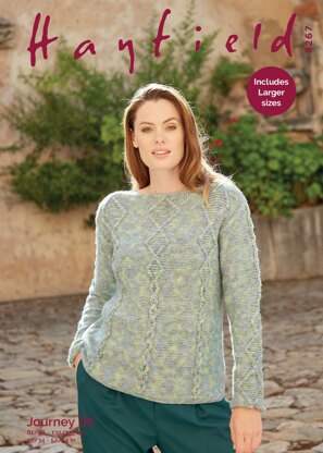 Sweater in Hayfield Journey DK - 8267 - Downloadable PDF