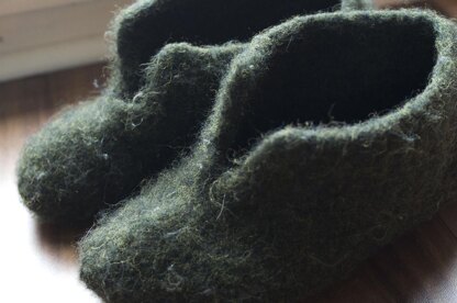 Felted Slipper Boots