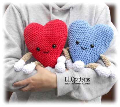 Seamless Heart Crochet Pattern