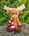 Cute Moose with Scarf