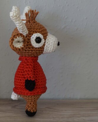 Amigurumi Häkelanleitung Rudolph das Rentier und seine Freunde