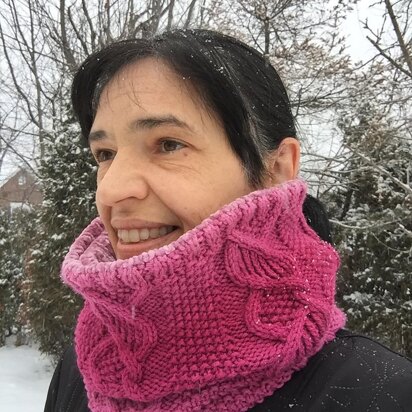 COZY double layered cowl