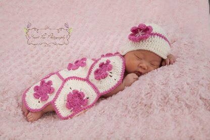 Coverlet and Hat Photo Prop