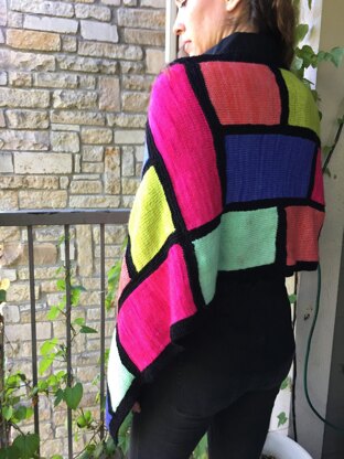 Color Block Shawl