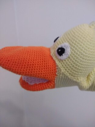 Duck, hand puppet