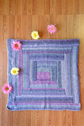 Box of Blocks Throw in Universal Yarn Major - Downloadable PDF