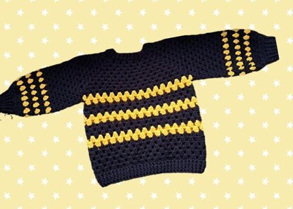 No-Sew Granny Bee Jumper