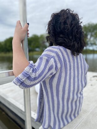 Boater Striped Cardigan