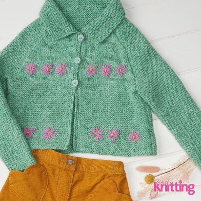 Child's Garter Stitch Cardigan