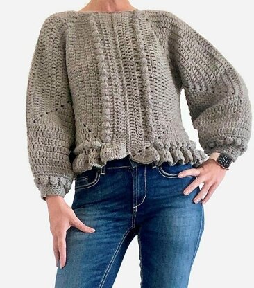 Granny Square Sweater Adult