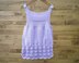 P136 Wavy Edged Pinafore Dress