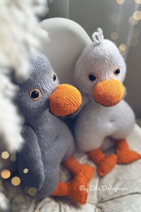 Goose Toy Knitting Patterns