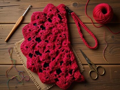 Crochet half Circle Bag Pdf + Video Tutorial