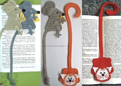024 Cat and Mouse Bookmarks Amigurumi Ravelry